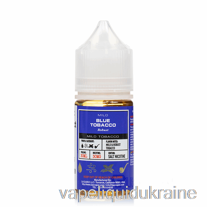 Vape Liquid Ukraine Blue Tobacco - BSX Salt Series - 30mL 30mg
